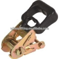 SOFT COMFORTABLE HANDLE TIE DOWN RATCHET FOR CARGO RESTRAINTS